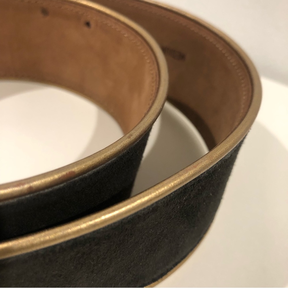 Vintage Donna Karan Suede Leather Belt - Picture 7 of 8